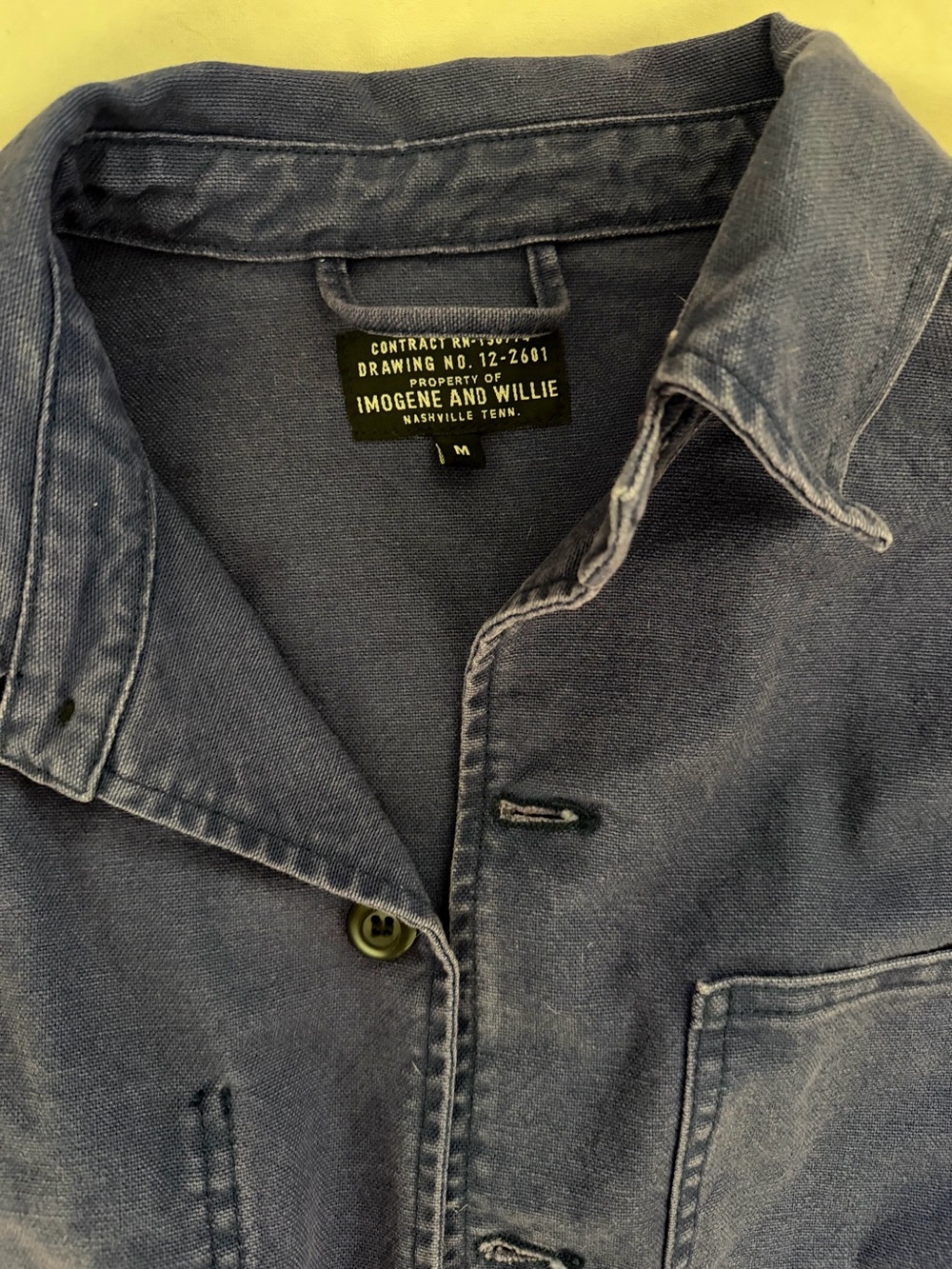 Jack Jacket French Blue unisex Work Jacket - Picture 4 of 10